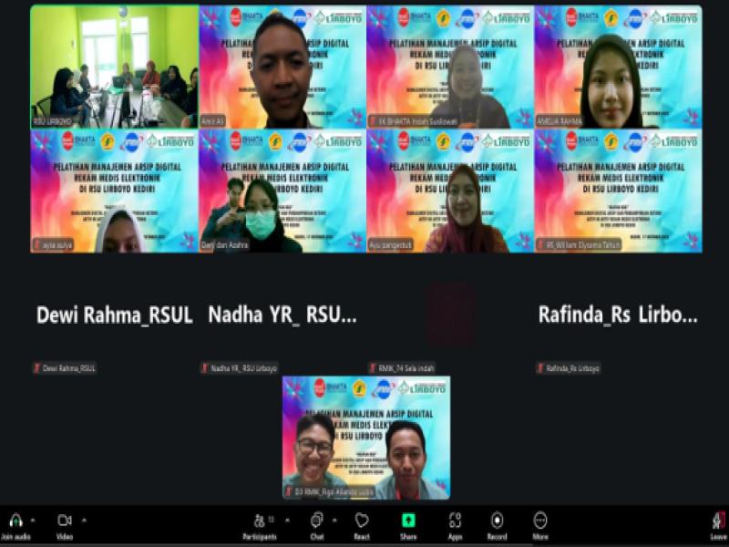 PENDAMPINGAN DAN PELATIHAN  MANAJEMEN DIGITAL ARSIP DI RSU LIRBOYO KEDIRI